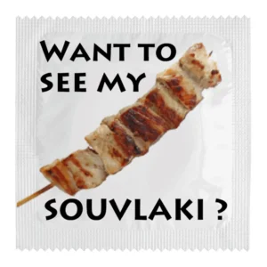 Condom - Want To See My Souvlaky? I Egyedi Óvszerek