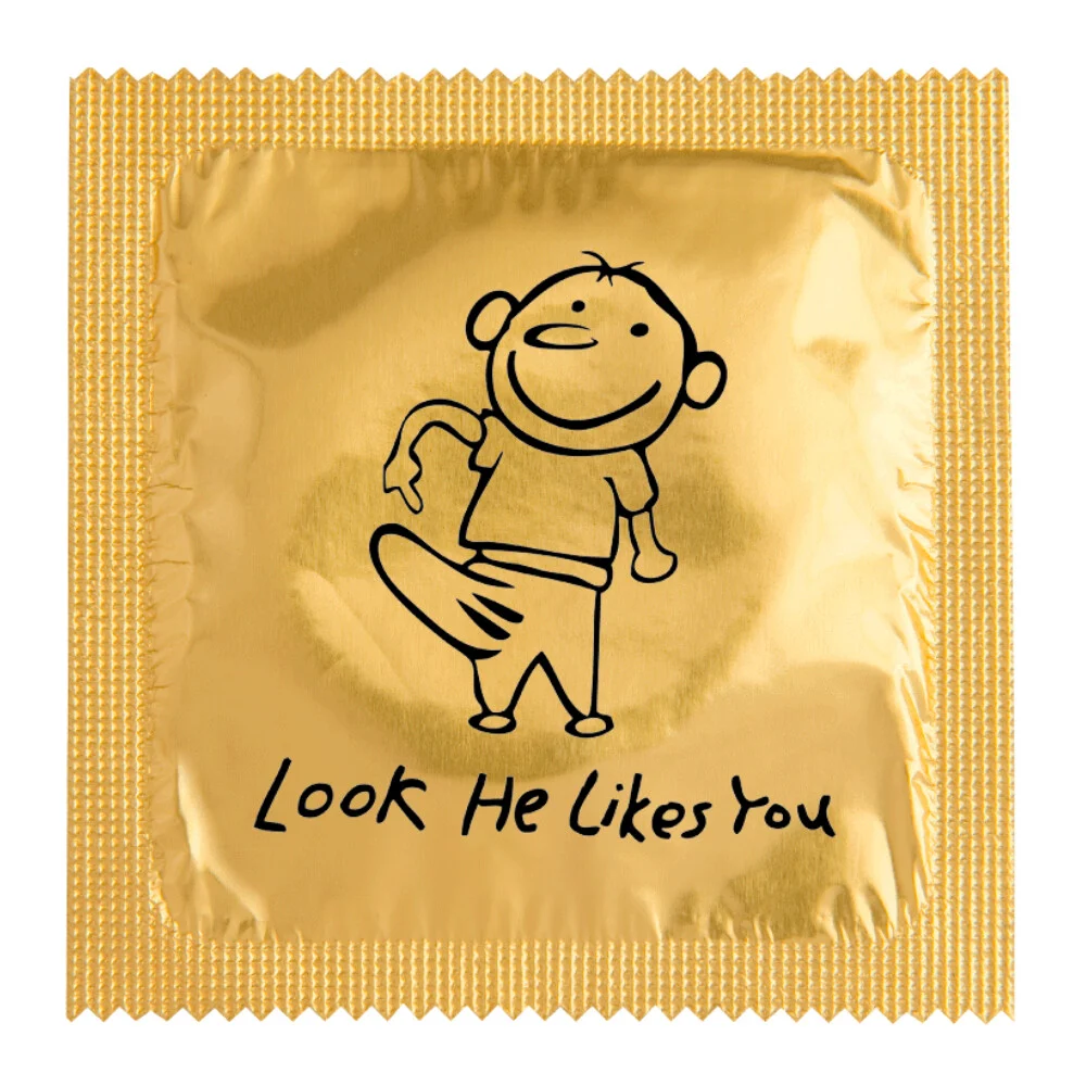 Condom - Look He Likes You I Egyedi Óvszerek