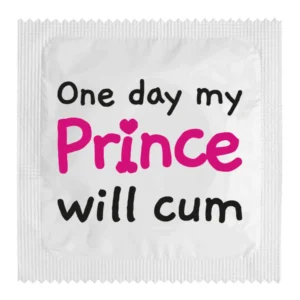 Condom - One Day My Prince Will Cum I Egyedi Óvszerek
