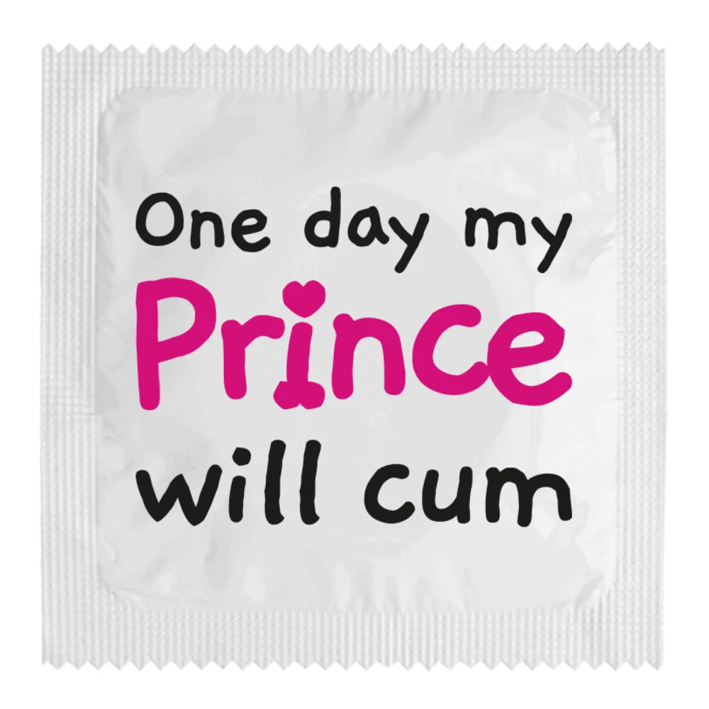 Condom - One Day My Prince Will Cum I Egyedi Óvszerek