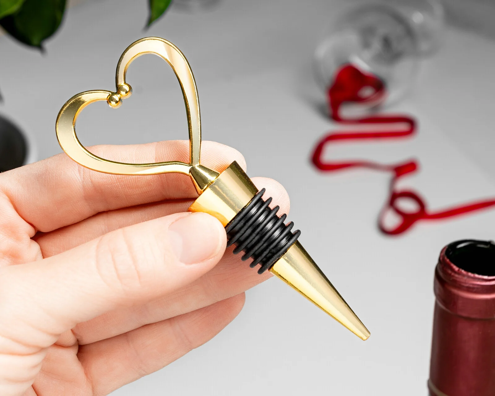 Gold Wine Set Corkscrew and Bottle Opener | Arany bor dugó és nyitó
