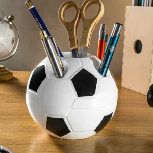 Soccer Ball Desktop Pencil,Toothbrush Holder | Focilabda Asztali Ceruzatartó és Fogkefetartó