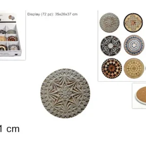 Round mosaic coasters | Kerek mozaik alátétek