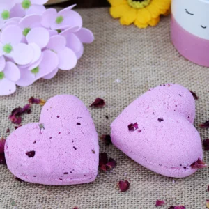 Heart Bath Bomb | Szívecske Fürdőbomba Ylang és Rózsa