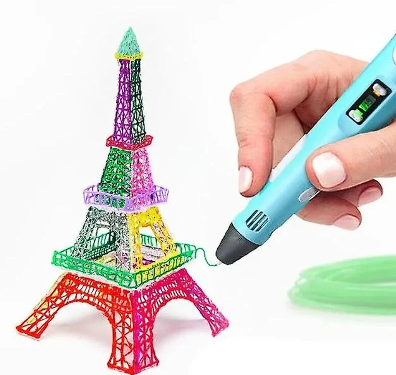 Blue 3D Pen Printing