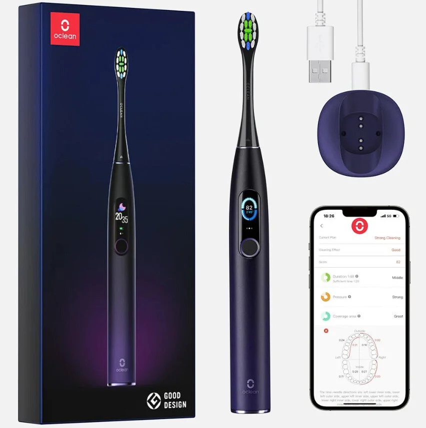 OCLEAN X PRO Electric Purple Toothbrush
