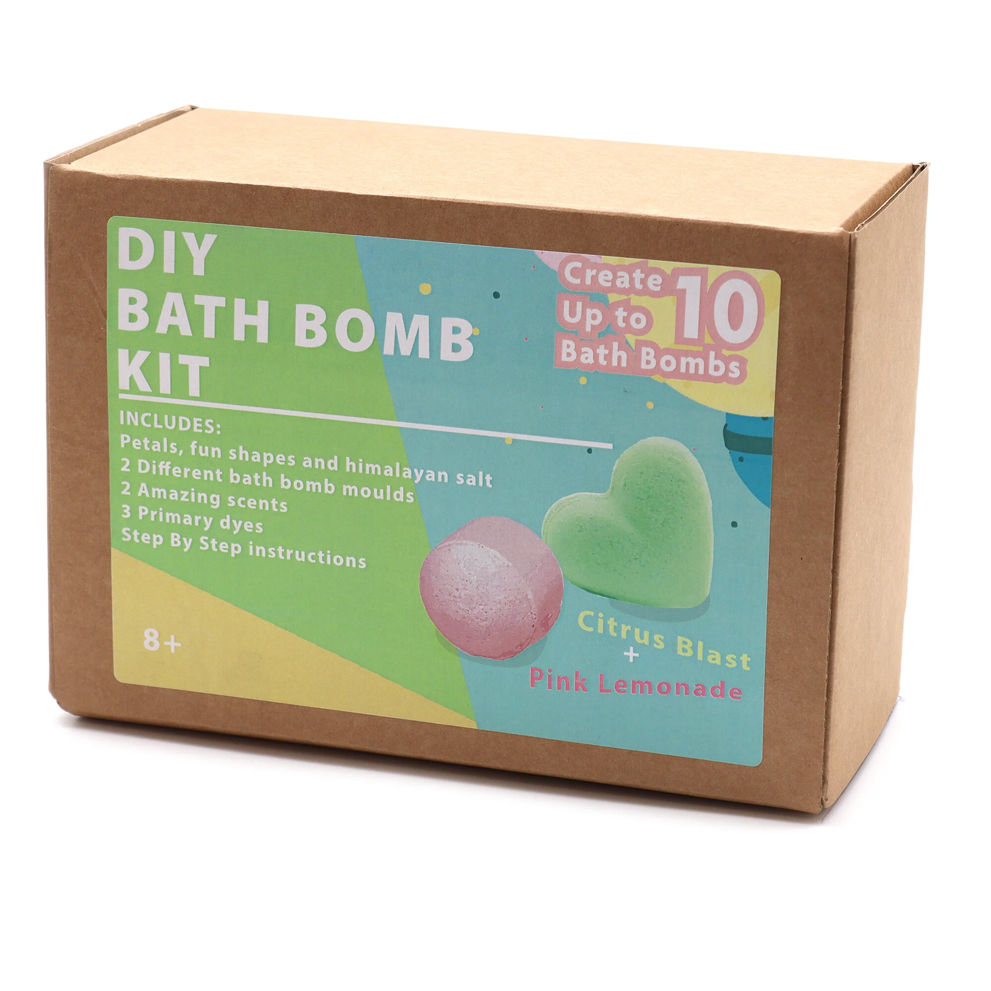 DIY Bath Bomb Pink Lemonade and Citrus Blast
