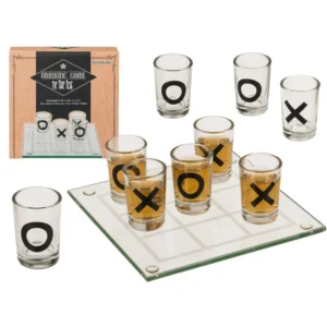Tic Tac Toe with 9 shot glasses | Poharas ivós játék