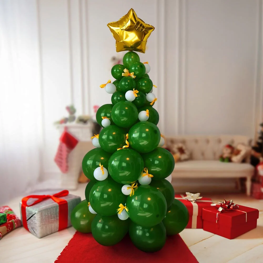 DIY Balloon Christmas Tree I kreatív léggömb karácsonyfa