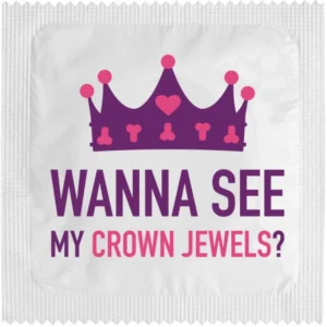 Condom - Wanna See My Crown Jewels? I Egyedi Óvszerek