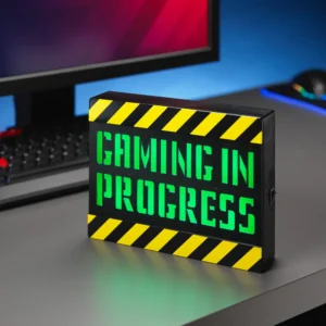 Gaming In Progress A5 Lightbox | Fénybox