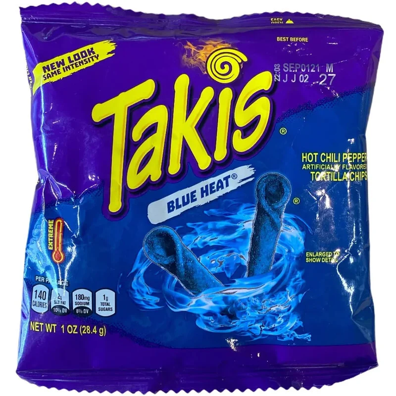 Takis Blue Heat csípős chips 28,4g