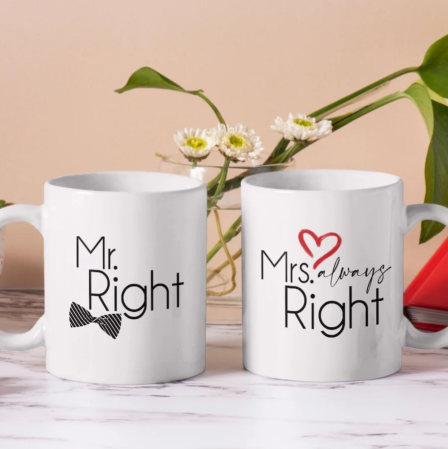 Mr és Mrs Right páros Bögre