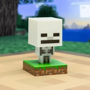 Minecraft Skeleton 3D ikon Lamp I Hangulatvilágítás