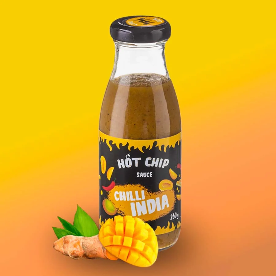 Hot Chip Indian Chili Sauce 260ml I Indiai Chili Szósz