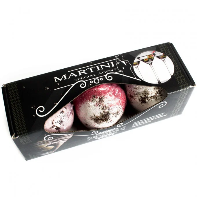 3 darabos Fürdőbomba Együttes Martini - Cocktail Bath Bombs
