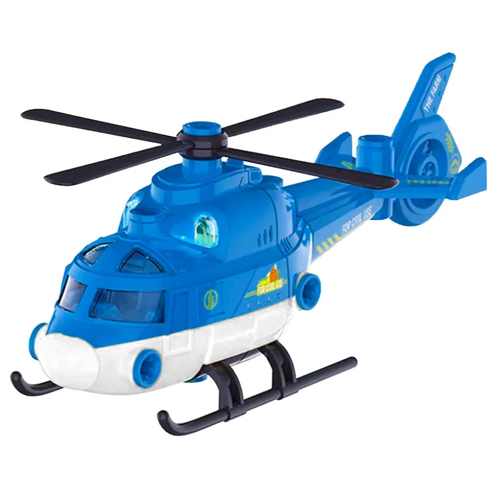 Összeszerelhető játék helikopter, világít - 29 darabos | Assembleable Toy Helicopter Lights 29pcs