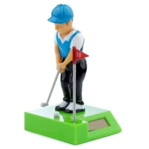 Napelemes táncoló golfozó figura | Solar Dancing Golfer Figurine