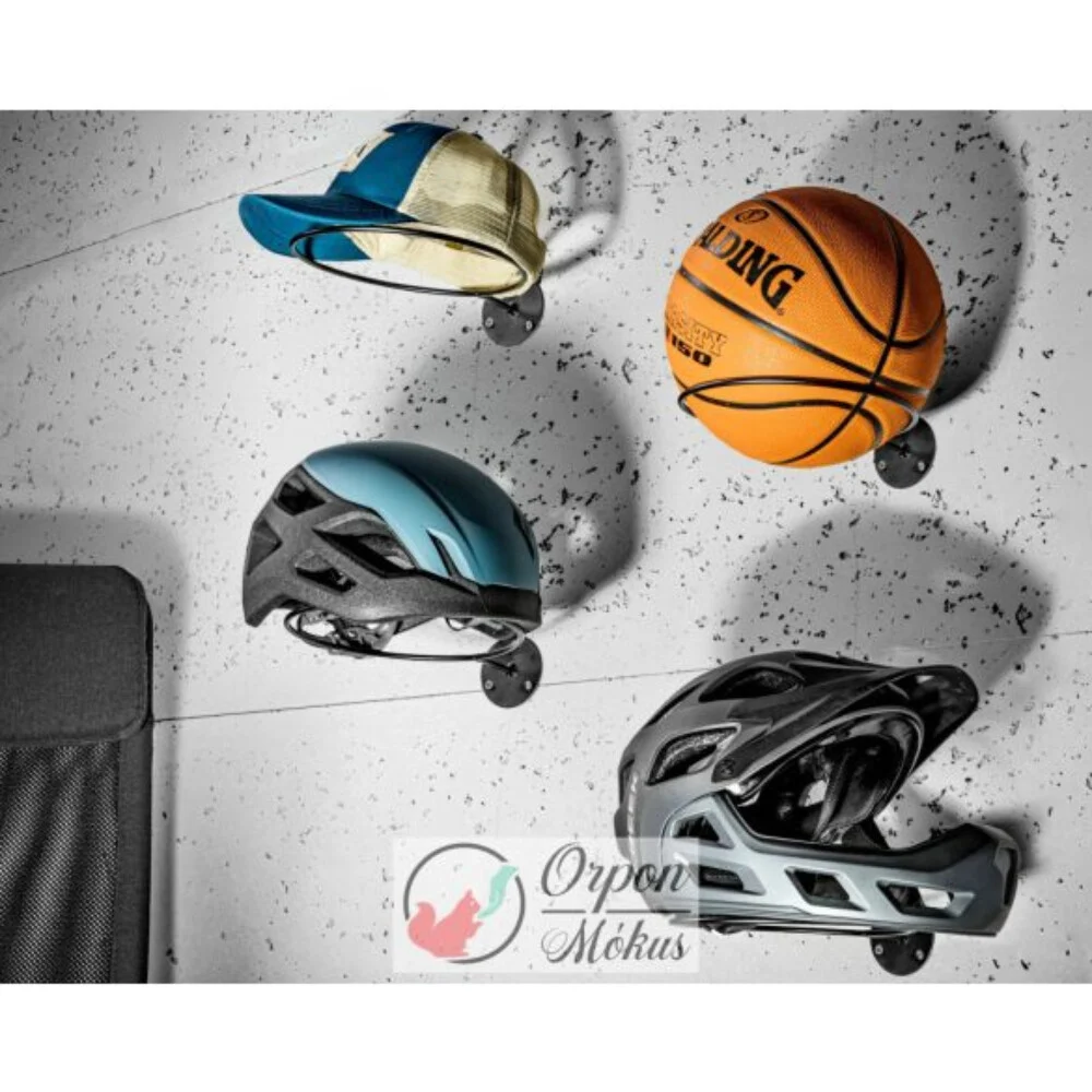 Sapka és Labda rendező falipolc | Hat and Ball Organizer Wall Shelf