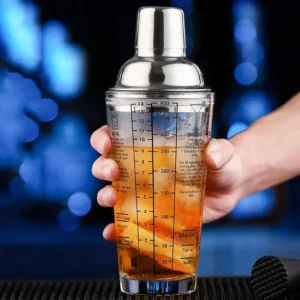 Glass Cocktail Shaker | Üveg Koktél Shaker 400 ml