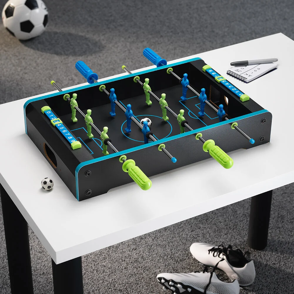 Neon Table Foosball Game I Neon Asztali Csocsó Foci Játék - Image 3
