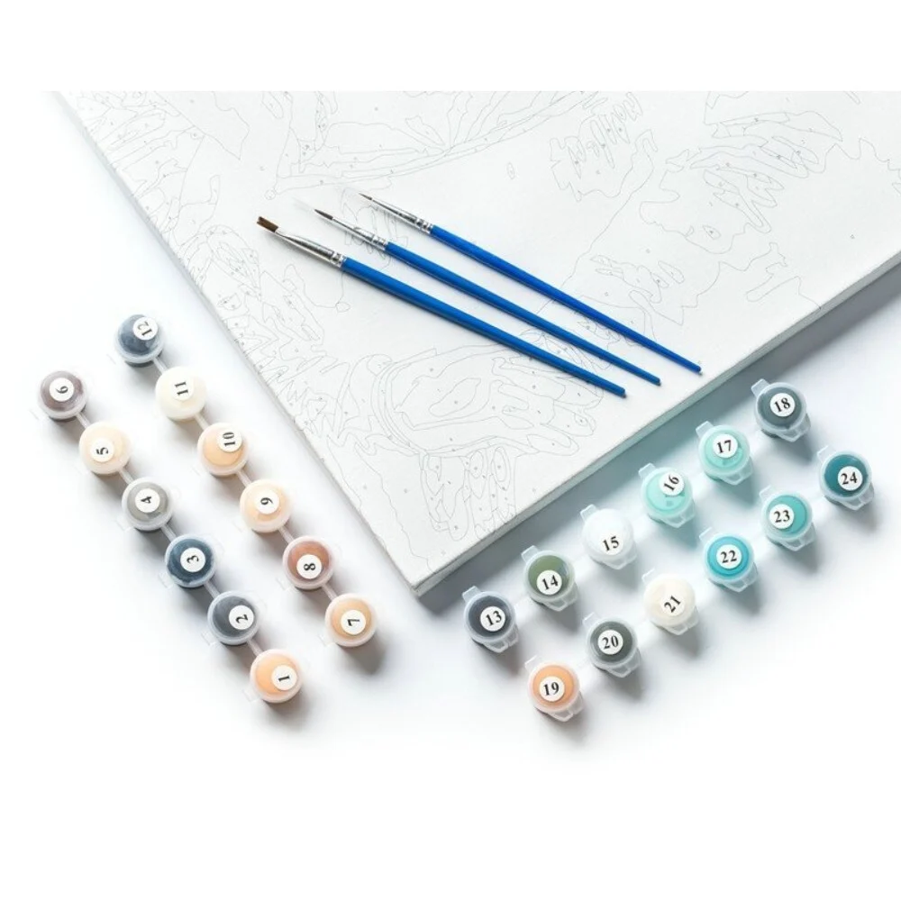 Fat Mona Lisa Paint | Kövér Mona Lisa - festés számok szerint készlet - Image 3