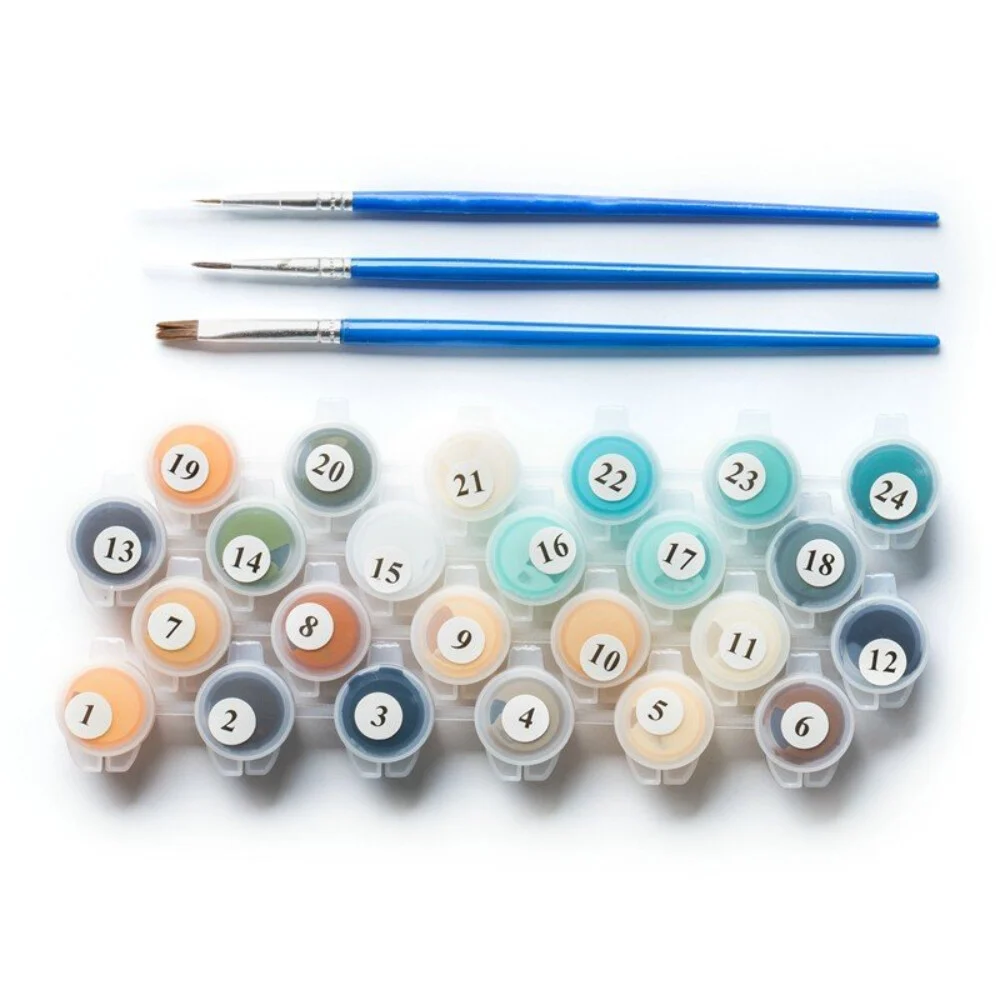 Fat Mona Lisa Paint | Kövér Mona Lisa - festés számok szerint készlet - Image 4