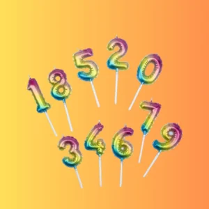 Birthday Candle I Number 0