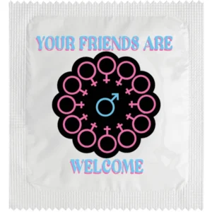 Condom - Your Friends Are Welcome I Egyedi Óvszerek