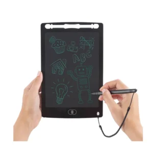 Kreatív elektronikus rajz- írótábla, 8.5 colos LCD kijelzővel, tollal, elemes, Electric Writing Table. Fekete