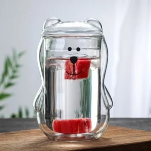 Aranyos macis pohár üvegfedéllel