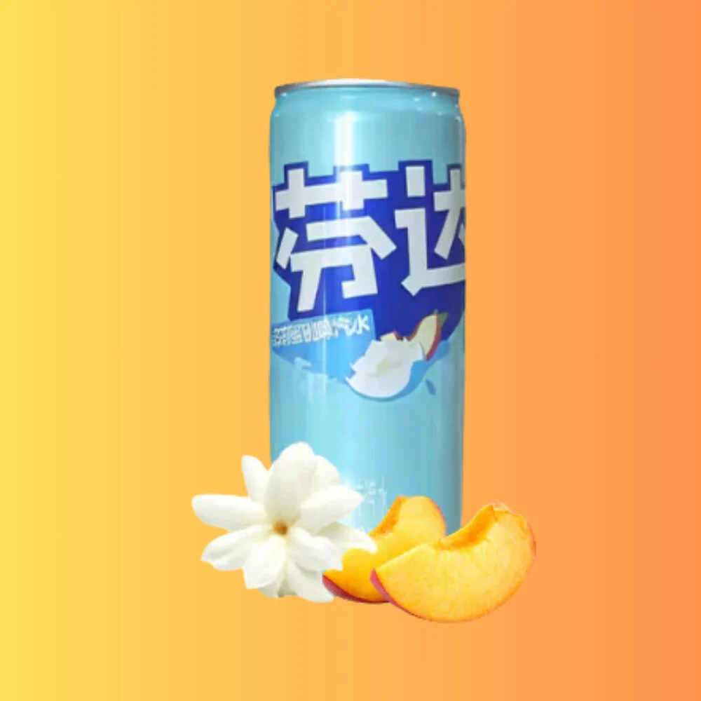 Fanta Jasmine Peach 330ml I Jázmin-Barack Ízű Szénsavas Üdítő