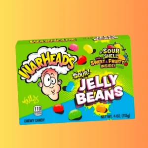 Warheads Jelly Beans Sour Candy I savanyú gyümölcs dragée 113g