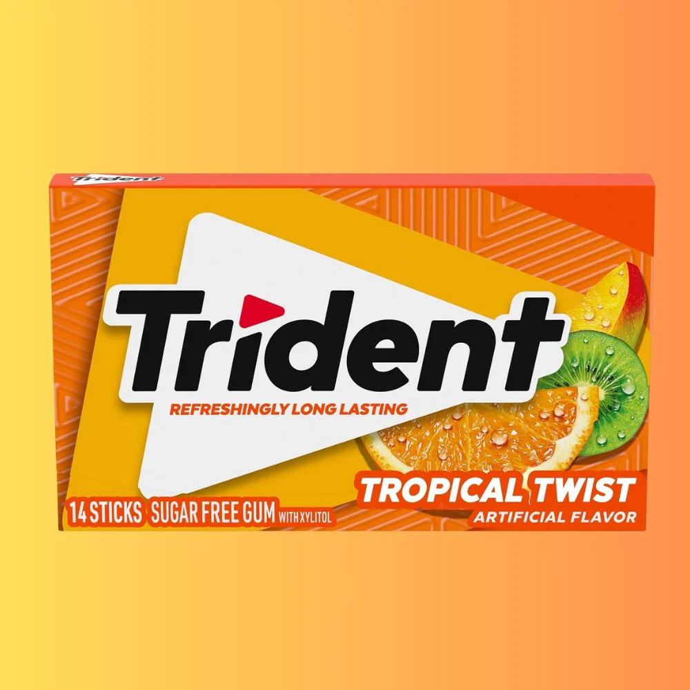 Trident Gum Tropical Twist I Rágógumi Trópusi Forgatás 31g