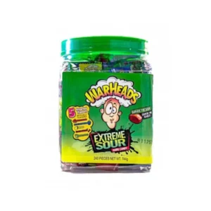 Warheads Extreme Sour Hard Candy 240 Pack 964g I Extra Savanyú Keménycukor