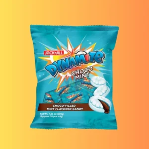 Dynamite Choco filled Mint Candy | csokoládéval töltött mentolos cukorka 200g