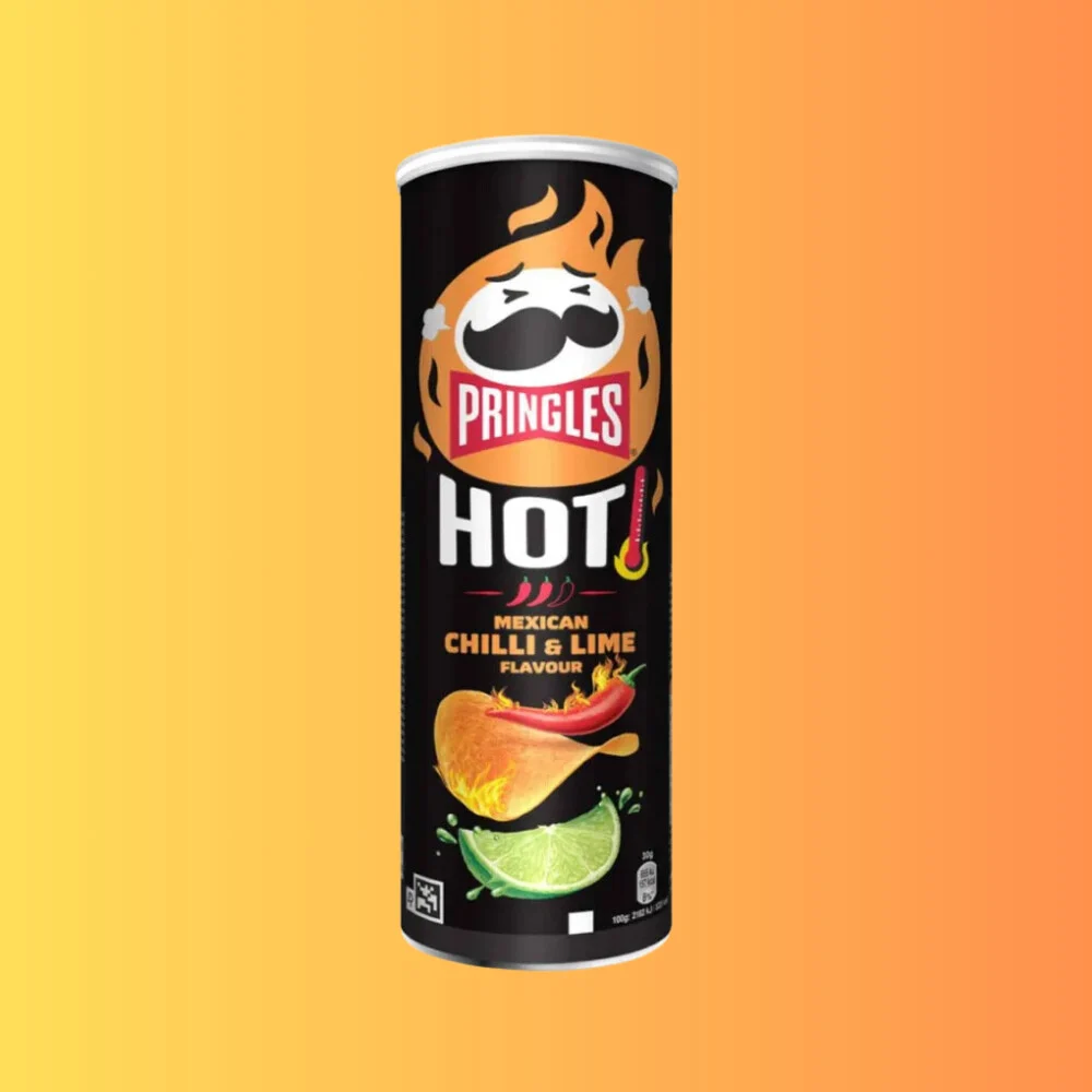 Pringles Flame Spicy Mexican Chilli & Lime | Tüzes Mexikói Chili és Lime Pringles 160g