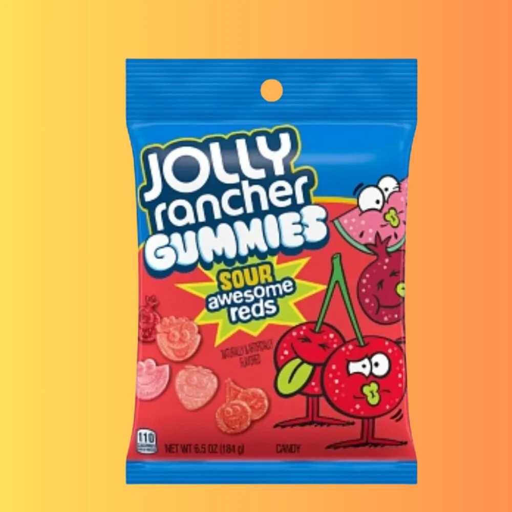 Jolly Rancher Gummies Sour Awesome Reds 184g