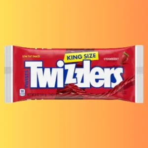 Twizzlers Strawberry King Size I Eper rágós csavarok 141g