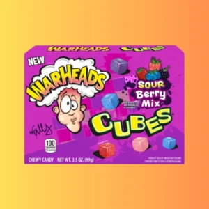 Warheads Sour Cubes Berry Mix I savanyú kocka rágós gumicukor 99g