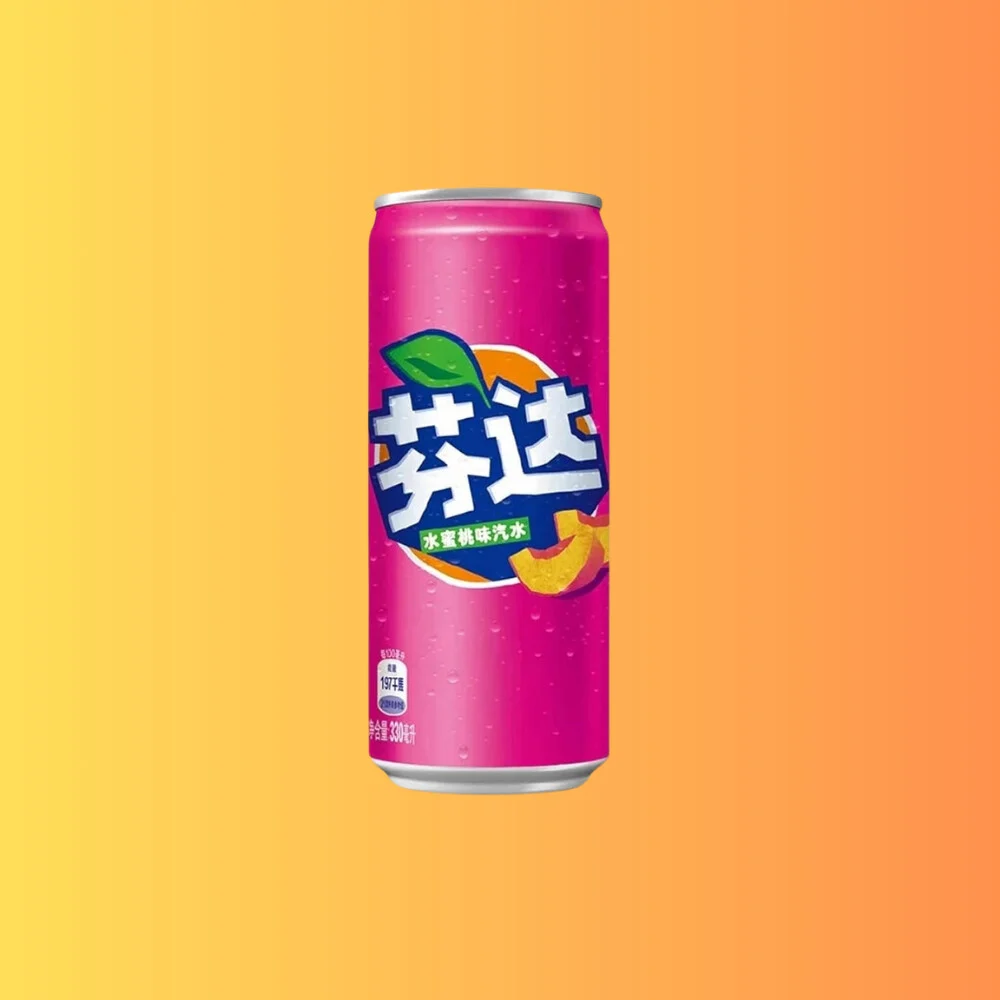 Chinese Fanta White Peach 330ml I Kínai Őszibarack Ízű Üdítőital