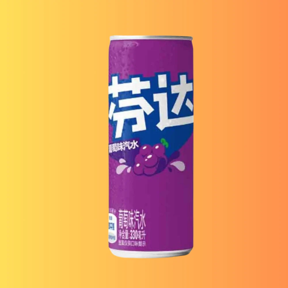 Chinese Grape Fanta 330ml I Fanta Szőlő Kínai Ízű Üdítőital