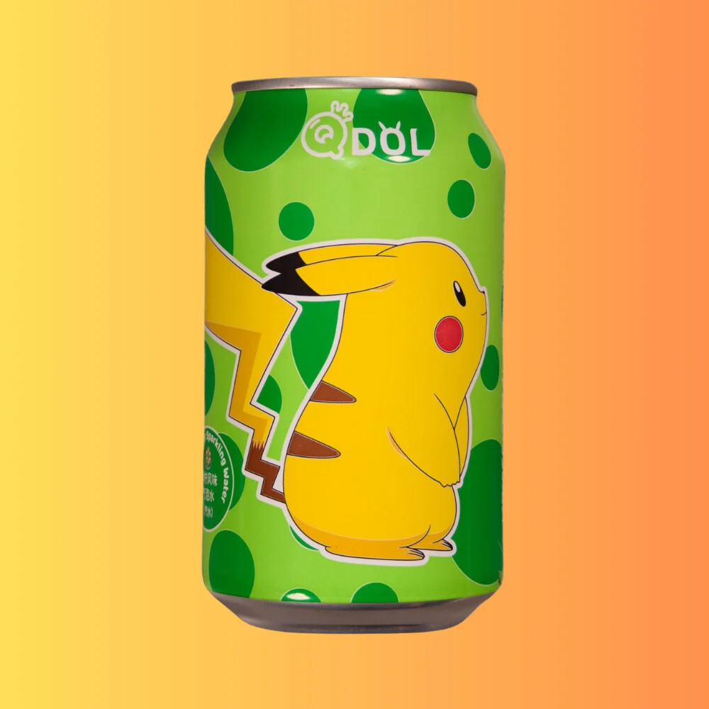 Pokemon Pikachu Lime Sparkling Water