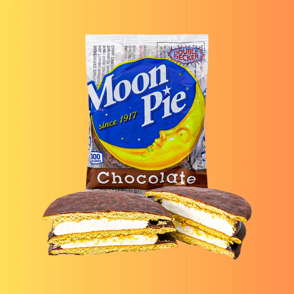 Moon Pie Chocolate 78g I Csokoládé Bevonatos Piskóta Mályvacukor Töltelékkel