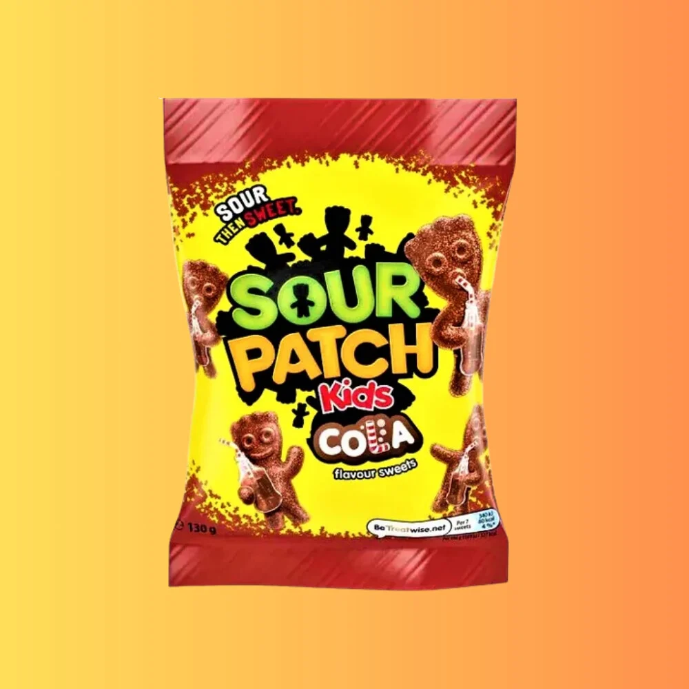 Sour Patch Kids Cola Flavor I Cola Ízű Savanyú Gumicukor 130g