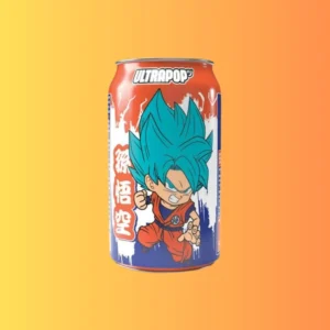 Ultra Pop Dragon Ball Super Goku Strawberry Banana 330ml I Eper-Banán Ízű Szénsavas Üdítő