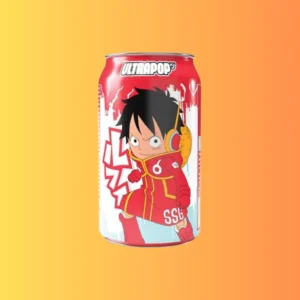 Ultra Pop One Piece Luffy Strawberry 330ml I Eper Ízű Szénsavas Üdítő