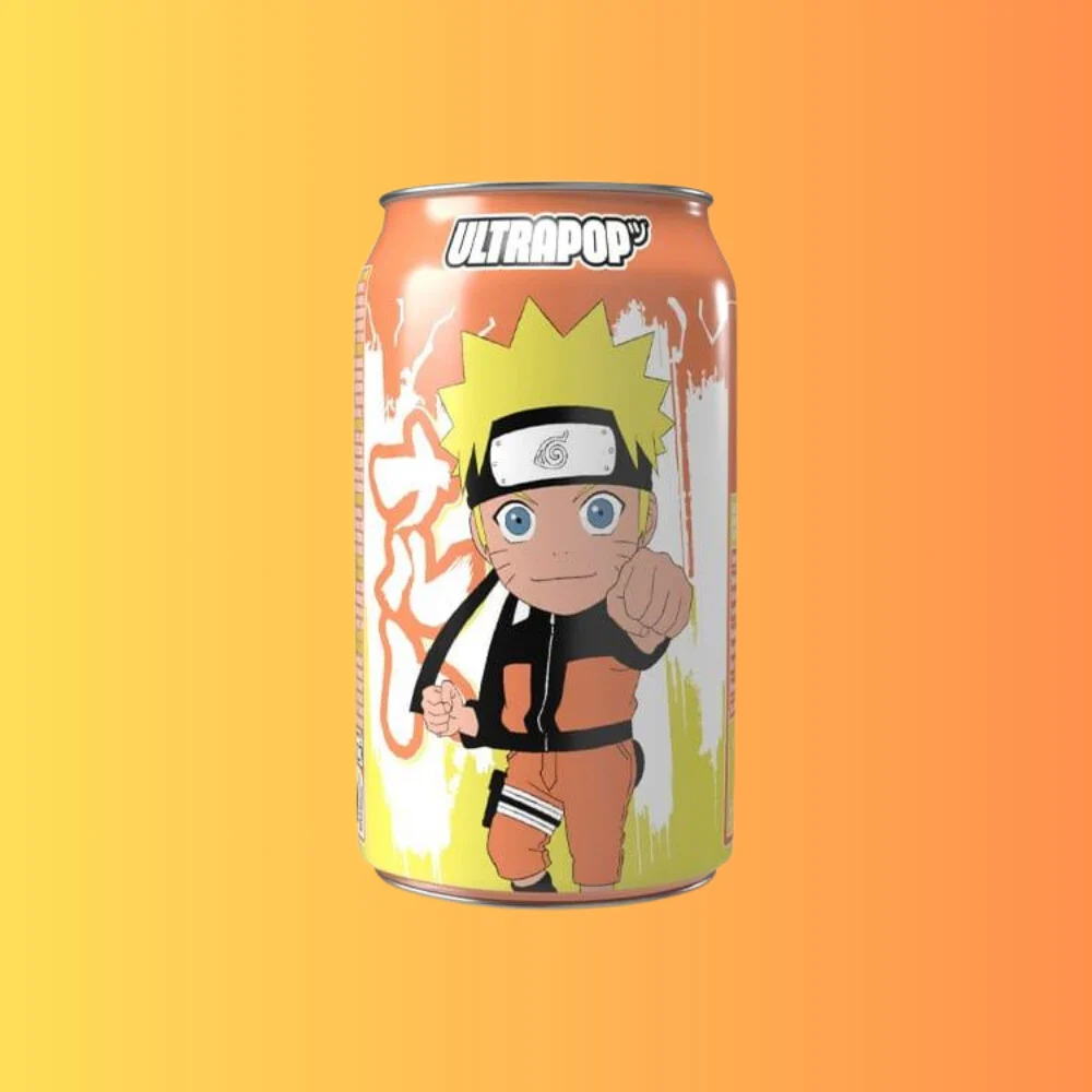 Ultra Pop Naruto Orange 330ml I Narancs Ízű Szénsavas Üdítő