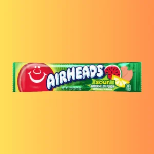 Airheads Bar Sour Watermelon Punch 16g I Savanyú Görögdinnyés Ízű Rágós Cukorka