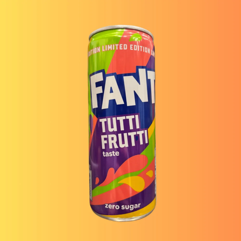 Fanta Tutti Frutti Zero Sugar 250ml I Tutti Frutti Ízű Cukormentes Üdítő